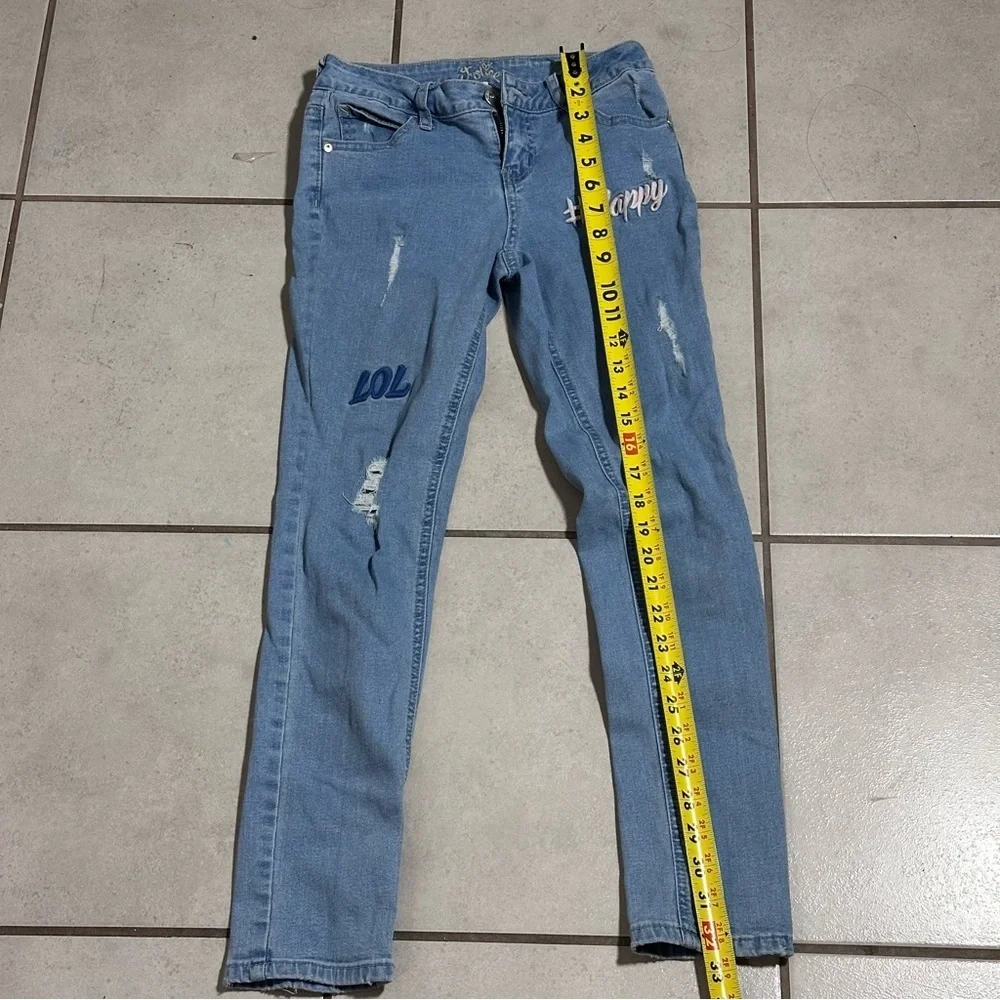 Justice Kids Girls Denim‎ Light Blue Simply Low Jegging Jeans size 10.